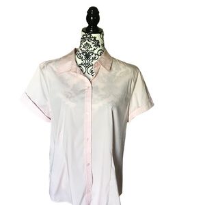 LIZ CLAIBORNE SHORT SLEEVED SHIRT